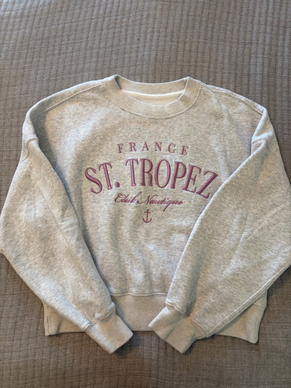 Abercrombie & Fitch Light St Tropez Crewneck Sweatshirt